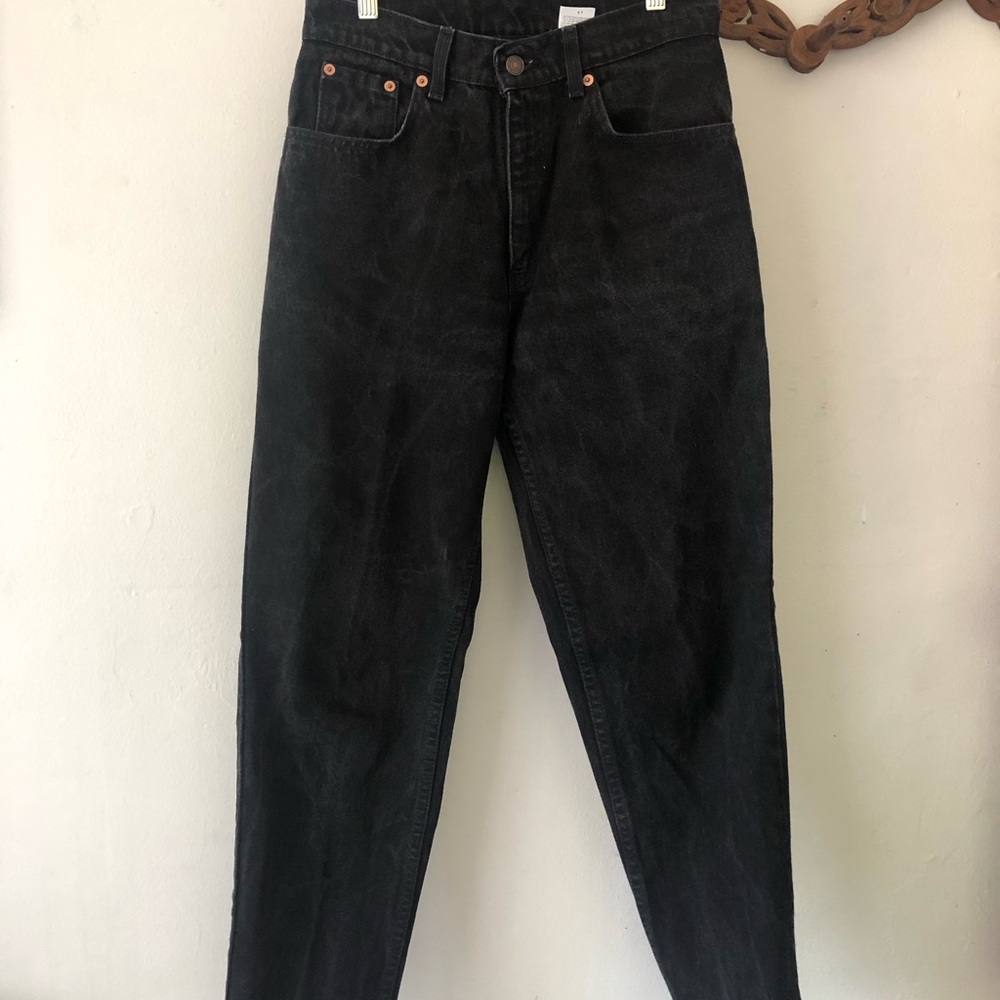 Levi's Black Straight Jeans Classic Denim